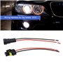 EMSea 4pcs 9005 9006 HB3 HB4 Douilles d'ampoule Faisceau de Câblage 2 Broches Antibrouillard Faisceau de Câbles Pièce de Voiture