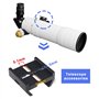 EMSea Base en Queue d'aronde en Alliage d'aluminium Compatible avec Celestron C8/C8HD/C925/C11HD Compatible avec SKYRVER 80ED/10