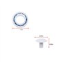 EMSea Lot de 12 Accessoires pour Nettoyeur de Piscine Robot de Nettoyage de Piscine Roulements à Billes en Plastique C60 Boulons