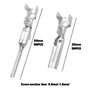 EMSea Lot de 100 broches de rechange mâles et femelles 183024-1 183025-1 pour connexions de câbles dans les applications de répa