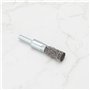 EMSea Lot de 5 brosses métalliques rondes de 12 mm pour perceuse, tige de 6 mm en acier inoxydable pour nettoyage/polissage/élim