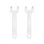Lot de 2 Clés à Meuleuse d'angle à 2 Broches 140 Mm Adaptées à La Plupart des Meuleuses d'angle pour Remplacer Disques de Meulag