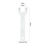 Lot de 2 Clés à Meuleuse d'angle à 2 Broches 140 Mm Adaptées à La Plupart des Meuleuses d'angle pour Remplacer Disques de Meulag