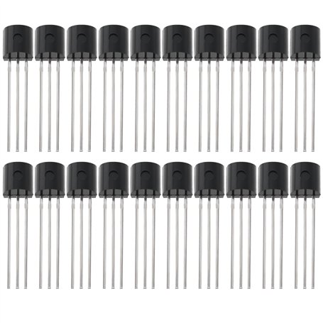 EMSea Lot de 20pcs Amplificateurs RF à Canal N MPF102 TO-92 Transistor à Canal N Transistor à Effet de Champ MOS 20 MA