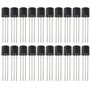 EMSea Lot de 20pcs Amplificateurs RF à Canal N MPF102 TO-92 Transistor à Canal N Transistor à Effet de Champ MOS 20 MA