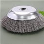 YINETTECH Brosse à mauvaises herbes en fil d'acier fin de 20,3 cm, tête de coupe pour tondeuse à gazon, plateau de désherbage po