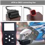 YINETTECH Câble Adaptateur 6 Mailles vers OBDII 16 Aiguilles de Rechange Compatible avec Yamaha OBD2 6 Broches 31 cm