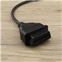 YINETTECH Câble Adaptateur 6 Mailles vers OBDII 16 Aiguilles de Rechange Compatible avec Yamaha OBD2 6 Broches 31 cm