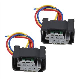 YINETTECH 2pcs Châssis de Voiture Capteur de Hauteur Faisceau de Câbles Prise Queue de Cochon 3 Fils pour L320 L322 2005-2009 YM