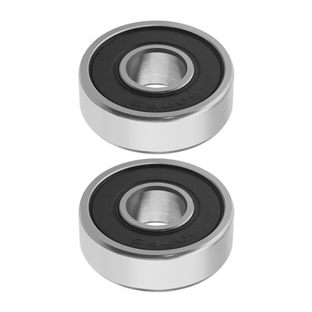 YINETTECH Lot de 2pcs Roulement à billes Remplacement 210034-7 607-2RS Compatible avec Makita 9557NBR 9558NBR GA4034 GA4534 GA50