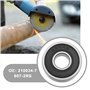 YINETTECH Lot de 2pcs Roulement à billes Remplacement 210034-7 607-2RS Compatible avec Makita 9557NBR 9558NBR GA4034 GA4534 GA50
