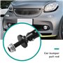 YINETTECH 2pcs 45mm Voiture Réglable Avant/arrière Pare-Chocs Lèvre Séparateur Jambe de Force Tige Cravate Barres de Support Fix