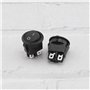 YINETTECH 8pcs Interrupteur à Bascule 4 Broches 2 Positions Interrupteur Marche/Arrêt Bouton à Bascule Rond AC 10A 125V/6A 250V 