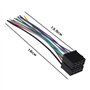 YINETTECH Lot de 2 Connecteurs Pré-câblés ISO Femelle 16 cm Prise Femelle ISO Faisceau de Câblage Compatible avec Volkswagen Com