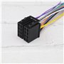 YINETTECH Lot de 2 Connecteurs Pré-câblés ISO Femelle 16 cm Prise Femelle ISO Faisceau de Câblage Compatible avec Volkswagen Com
