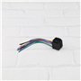 YINETTECH Lot de 2 Connecteurs Pré-câblés ISO Femelle 16 cm Prise Femelle ISO Faisceau de Câblage Compatible avec Volkswagen Com