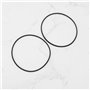 YINETTECH 2pcs Courroies de Moteur de Robot de Balayage LDS ID 6,7 Cm Courroie de Moteur de Robot de Balayage Compatible avec Ec