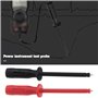 YINETTECH Lot de 4pcs Sondes Test Sécurité avec Connexion à Douille 4 Mm Pointe Pointue Acier Inoxydable avec Capuchon Protectio