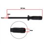 YINETTECH Lot de 4pcs Sondes Test Sécurité avec Connexion à Douille 4 Mm Pointe Pointue Acier Inoxydable avec Capuchon Protectio