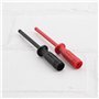 YINETTECH Lot de 4pcs Sondes Test Sécurité avec Connexion à Douille 4 Mm Pointe Pointue Acier Inoxydable avec Capuchon Protectio