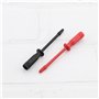 YINETTECH Lot de 4pcs Sondes Test Sécurité avec Connexion à Douille 4 Mm Pointe Pointue Acier Inoxydable avec Capuchon Protectio