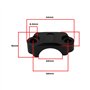 YINETTECH 2 Pièces Supports de Levier de Frein de Moto de 7/8 Pouces avec Vis pour Guidon de Moto Dirt Bike Quad 4 Roues 22mm Co