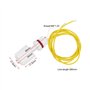 YINETTECH 2pcs Capteurs de Niveau de Liquide à Flotteur M8 x 1,25 Pièce de Rechange AC/DC 110 V 0,5 A Capteur de Niveau d'eau Ad