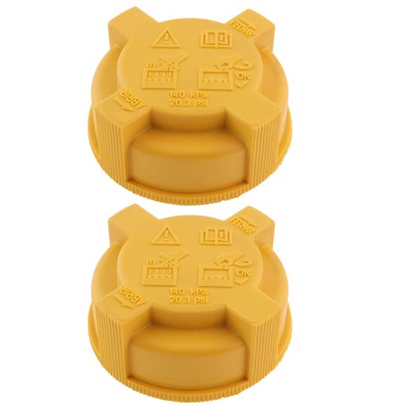 YINETTECH Lot de 2 Bouchons de Vase d'expansion de Radiateur 1134883 Compatible avec Ford Fiesta Compatible avec Focus KA Compat