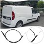 YINETTECH Câble de Verrouillage de Porte Arrière Droit Supérieur Compatible avec Fiat Fiorino Compatible avec Citroën Nemo Compa