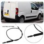 YINETTECH Câble de verrouillage de porte supérieure arrière droite compatible avec Fiat Fiorino Compatible avec Citroën Nemo Com