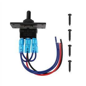 YINETTECH Interrupteurs à Bascule Momentanés à 6 Broches Et 3 Positions 15 A 250 V (on)-Off-(on) Interrupteur D'inversion de Pol