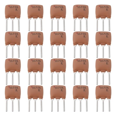 YINETTECH Lot de 20 oscillateurs à cristaux filtrants en céramique 10