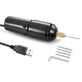 Woodpool Outils pour bijoux - Tube électrique portable pour la fabrication de bijoux en résine époxy - Avec 5 forets