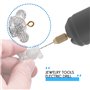 Woodpool Outils pour bijoux - Tube électrique portable pour la fabrication de bijoux en résine époxy - Avec 5 forets
