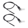 VGOL 2pcs Commutateur de Guidon de Moto en Acier Inoxydable Étanche Poignée de Moto Lumière LED Démarrage Kill Angle Commutateur