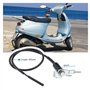 VGOL 2pcs Commutateur de Guidon de Moto en Acier Inoxydable Étanche Poignée de Moto Lumière LED Démarrage Kill Angle Commutateur