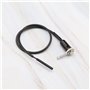 VGOL 2pcs Commutateur de Guidon de Moto en Acier Inoxydable Étanche Poignée de Moto Lumière LED Démarrage Kill Angle Commutateur