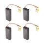 VGOL 2 Paires Balais de Charbon 6.3x12.5x30mm Pièce de Rechange de Moteur compatible avec Festool CS 70 E/CS 70 EB/CS 70 EB SET