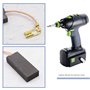 VGOL 2 Paires Balais de Charbon 6.3x12.5x30mm Pièce de Rechange de Moteur compatible avec Festool CS 70 E/CS 70 EB/CS 70 EB SET 