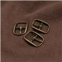 VGOL Lot de 40 Boucles à Rouleau 12.5 cm en Métal pour Chaussures, Ceintures, Sacs et Accessoires - Argent et Bronze