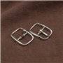 VGOL Lot de 40 Boucles à Rouleau 12.5 cm en Métal pour Chaussures, Ceintures, Sacs et Accessoires - Argent et Bronze