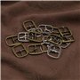 VGOL Lot de 40 Boucles à Rouleau 12.5 cm en Métal pour Chaussures, Ceintures, Sacs et Accessoires - Argent et Bronze