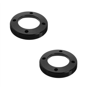 VGOL Lot de 2 boulons de manivelle de vélo en Alliage d'aluminium Noir M30 compatibles avec Le système SRAM Dub System Manivelle
