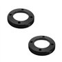 VGOL Lot de 2 boulons de manivelle de vélo en Alliage d'aluminium Noir M30 compatibles avec Le système SRAM Dub System Manivelle