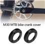 VGOL Lot de 2 boulons de manivelle de vélo en Alliage d'aluminium Noir M30 compatibles avec Le système SRAM Dub System Manivelle
