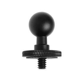 VGOL Convertisseur de Tête Sphérique 17mm 1/4 Tête de Vis/Filetage pour Moniteur de Voiture GPS Téléphone Portable Base de Monta