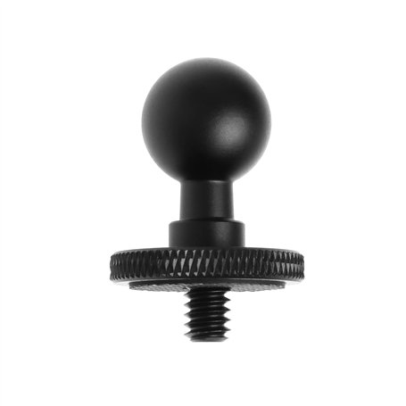VGOL Convertisseur de Tête Sphérique 17mm 1/4 Tête de Vis/Filetage pour Moniteur de Voiture GPS Téléphone Portable Base de Monta