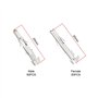 VGOL 100 Pièces de Broches de Borne de Réparation de Sertissage de Câblage Connecteurs Mâles et Femelles 926893-1 926894-1 pour 