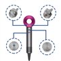 VGOL 1 Set Jeu de Boutons de Commande pour Sèche-cheveux Bouton D'air Frais de Remplacement Compatible avec Dyson HD01 HD02 HD03