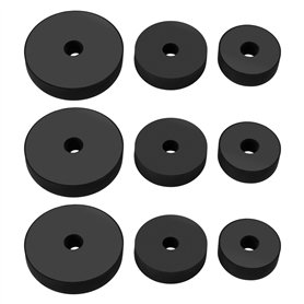 VGOL 30 Lot Rondelles Plates en Caoutchouc pour Robinets de Bain 3/8" 1/2" 3/4" pour Boulons Vis Robinets Appareils électroménag